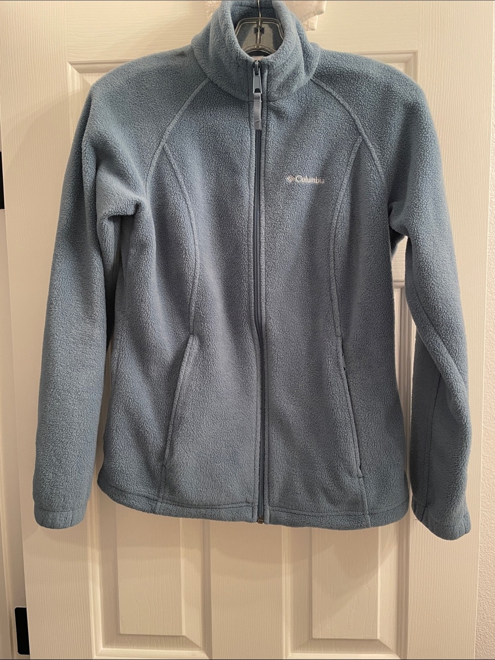 Columbia Light Blue Women's Teddy Fleece Full-Zip Jacket